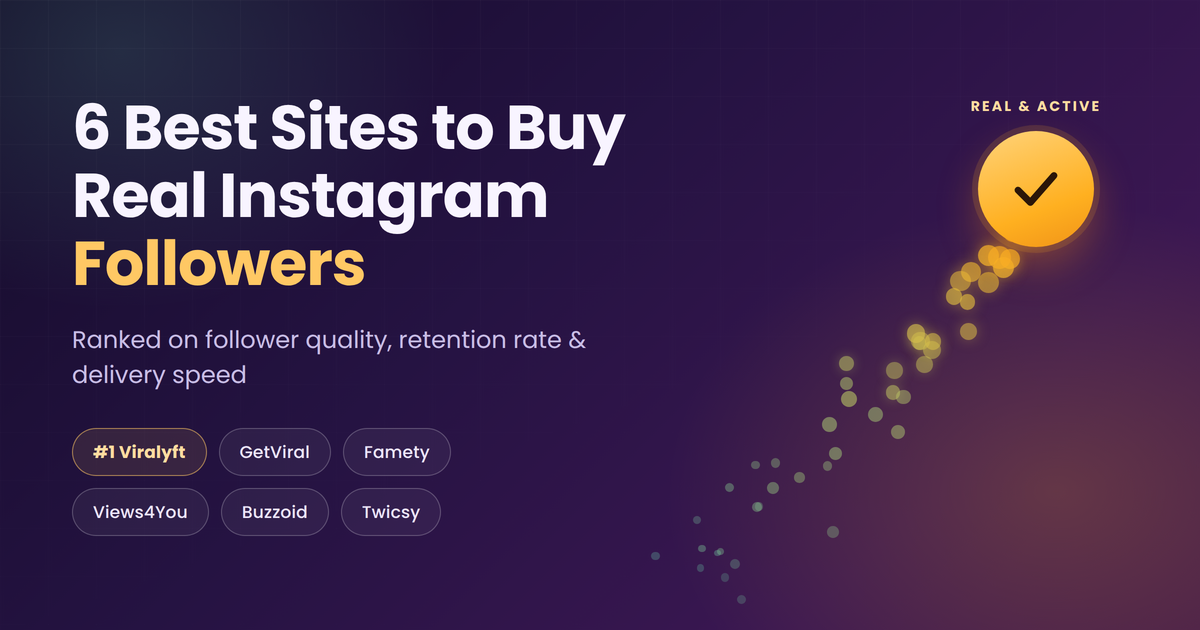 Best Sites to Buy Instagram Followers in 2026 (Engaging)