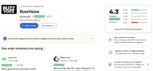 BuzzVoice Review - bv-trustpilot-4.3