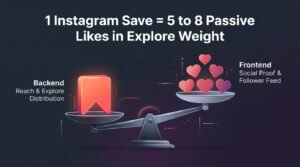 Instagram saves vs likes: which boosts reach more in 2026? See how bookmark signals trigger Explore distribution while likes build visible social proof.